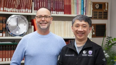Dave Myen, left, and Dr. Victor Yang, right. supplied by LHSC